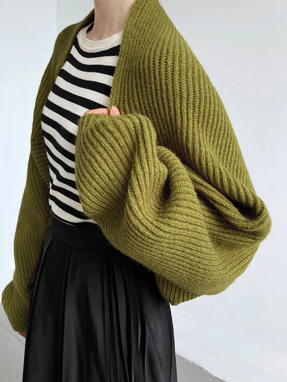 Open-Front Sweater