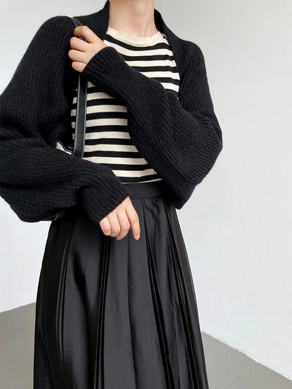 Open-Front Sweater