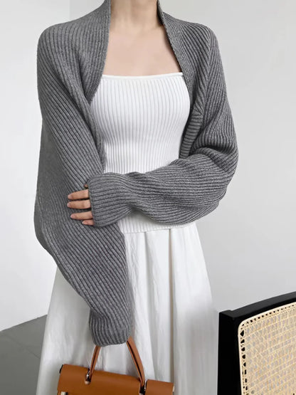 Open-Front Sweater