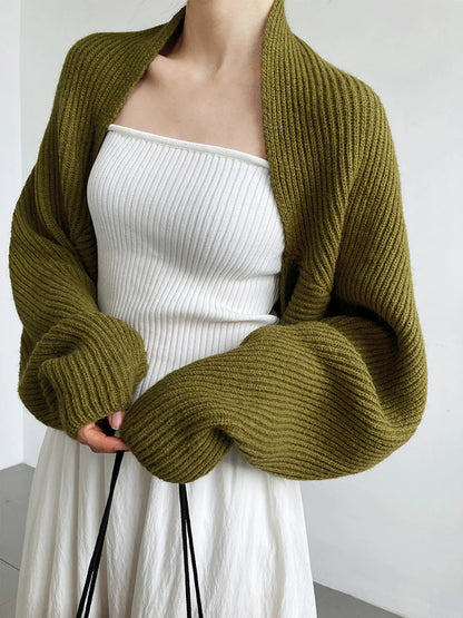 Open-Front Sweater