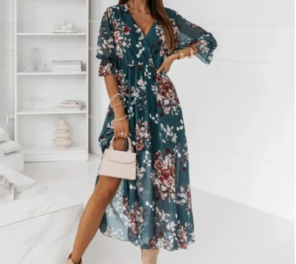 Printed Long Dress