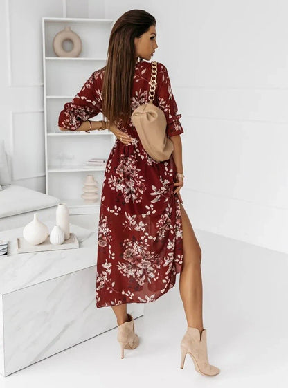 Printed Long Dress